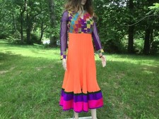 Colorful Bollywood Dress XS/S