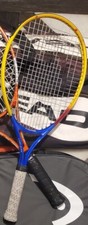 Head Agassi 25 Tennis Racquet 3 7/8-00 Grip Blue Yellow Austria ART 230261