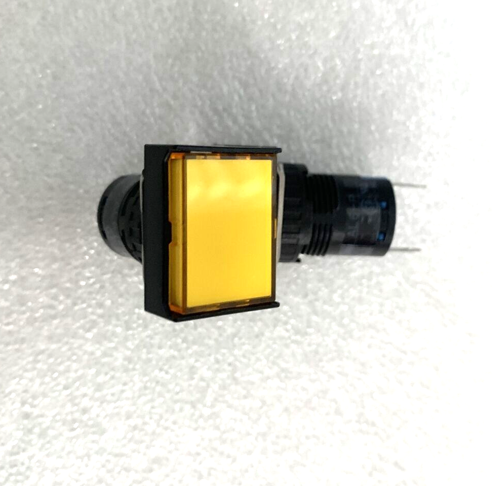 AL6HP3PY 16mm PANEL MOUNT INDICATOR PILOT LIGHT YELLOW IDEC SNAP IN