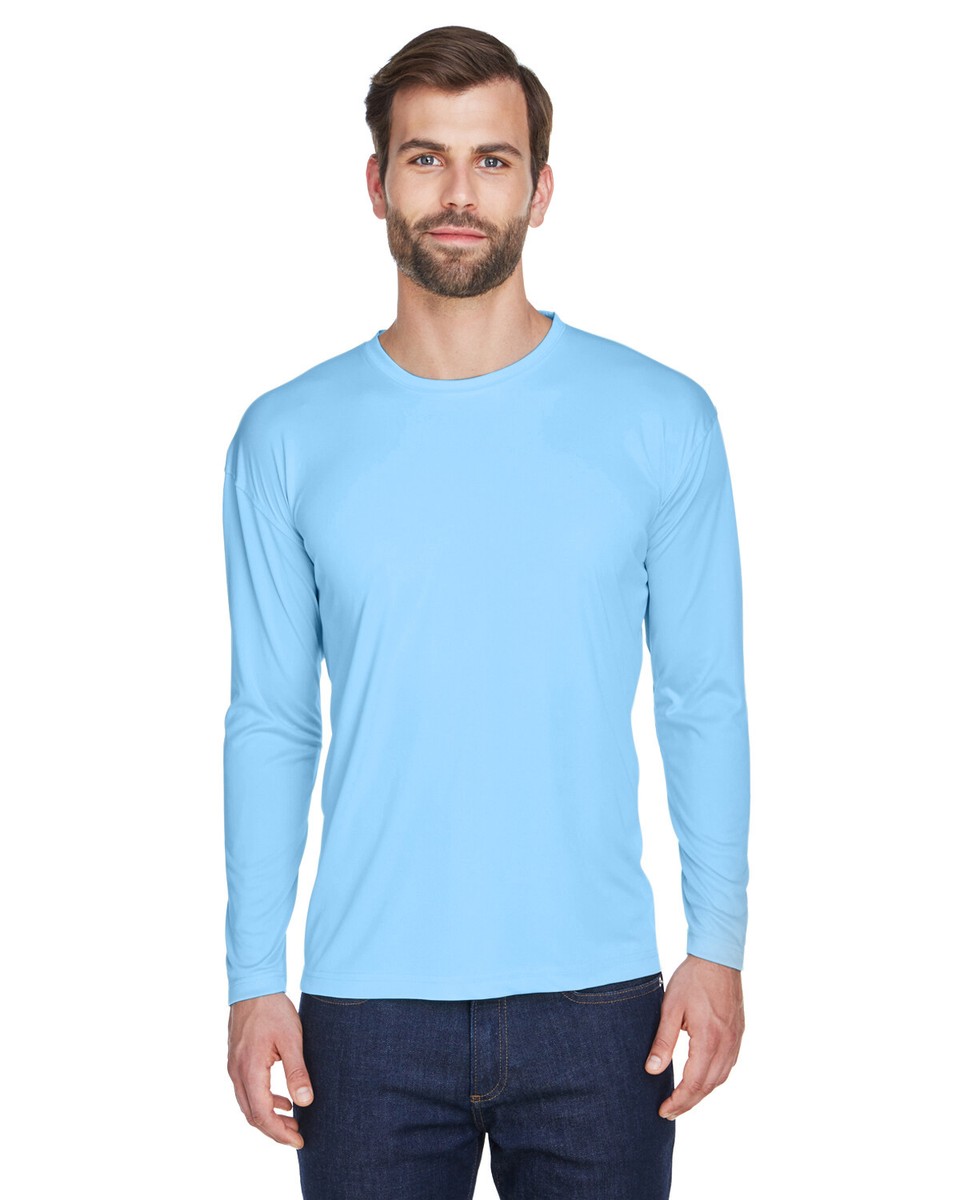 UltraClub Adult Cool & Dry Sport Long-Sleeve Performance