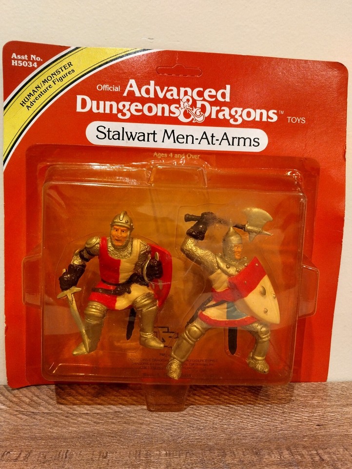 Punch hole intact! Dungeon and Dragons Stalwart Men At Arms eBay