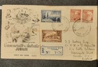 (AUS-262) Australia 1951 FDC 31 OCT. 1951 definitives KINGSVILLE canc.