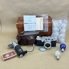 Leica IIIF Red Dial W/ 5cm F2 Summicron Radioactive Lens, Original Certificates