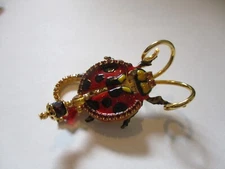 Lunch at the Ritz Ladybug SINGLE Earring