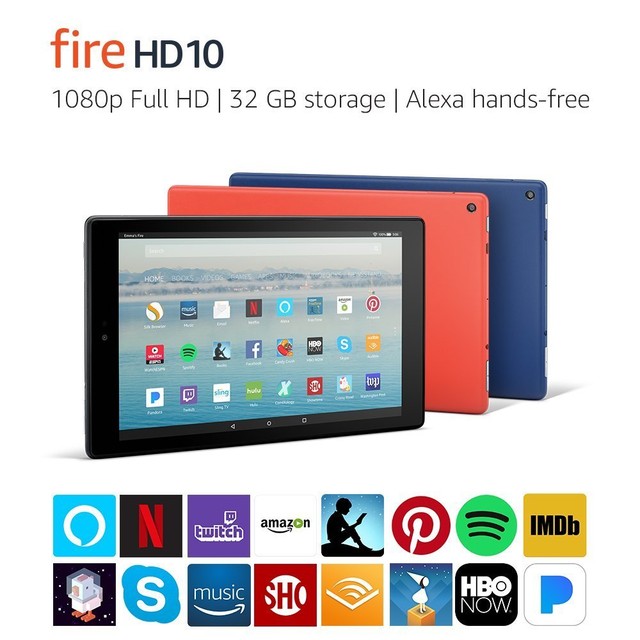 Amazon Fire HD 10 7th Generation 32GB, 10.1 inch Tablet with Alexa