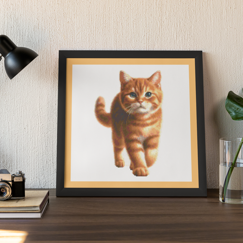NEW Ginger Kitten Cat Kitty Cross Stitch Paper Printed Pattern Posted to You! - Picture 6 of 10