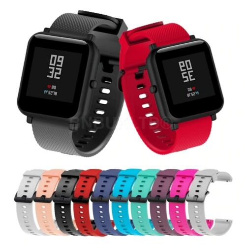 For Huami Amazfit BIP S GTR 42MM GTS 2 Mini GTS 2e Silicone Band Watch Strap - Picture 1 of 16
