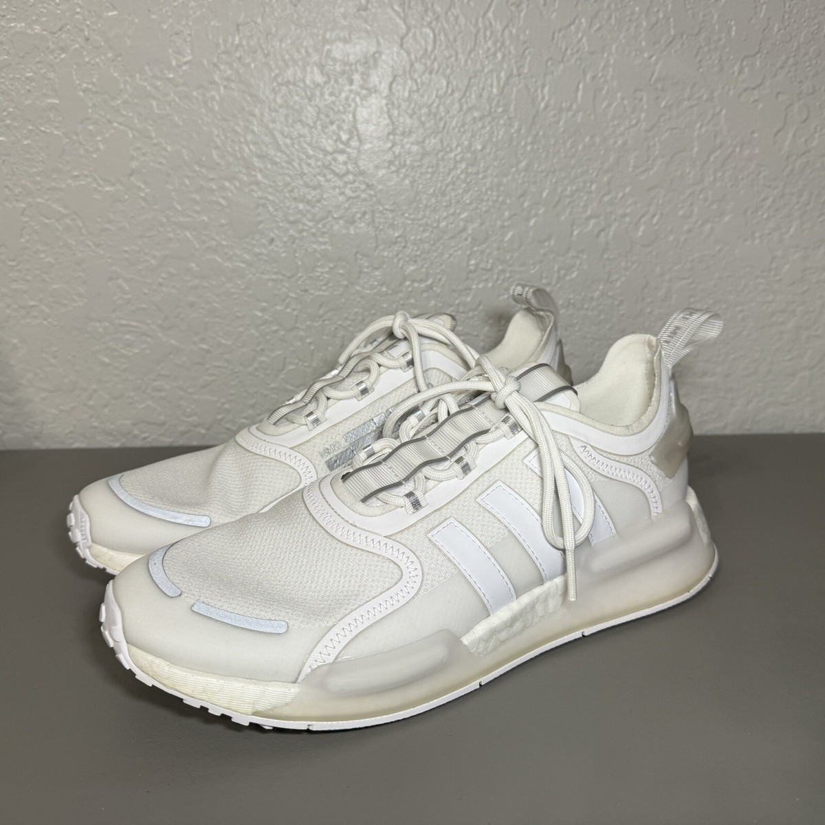 adidas NMD_R1 V3 Cloud White Shoes Womens Size Good Shape!