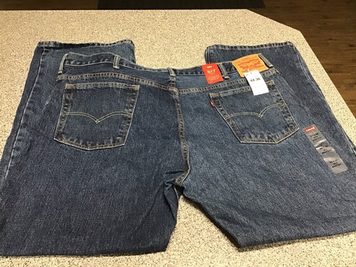 NWT Levi's 517 Bootcut Jeans Mens 44X32 Blue - Picture 7 of 9