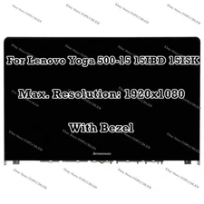 15.6" Lenovo Yoga 500-15ISK 80R6 FHD LCD Display Touch Screen Digitize Assembly