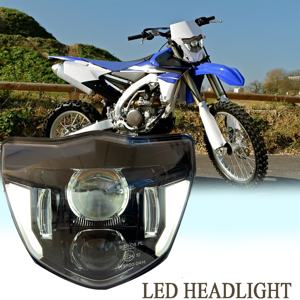 LED Headlight Headlamps Assembly For YAMAHA WR-250F WR-400F XTZ150