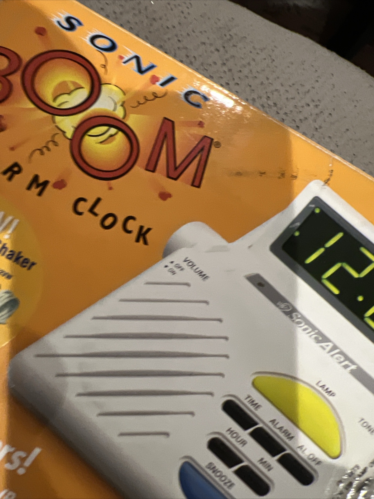 The Sonic Boom Alarm Clock with Super Shaker SB1000 eBay