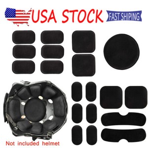 front foam pads for motorcycle helmet Chin Pad Set Chin Strap Padding Replacement Universal Bicycle 2pcs The first layer provides structured impact support.The second layer uses proprietary memory foam to reduce hot spots and improve long Helmet Padding Kit, Helmet Inner