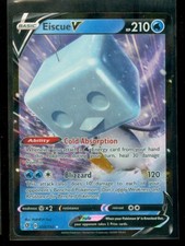 Pokemon EISCUE V 055/192 Rebel Clash - ULTRA RARE HOLO - MINT