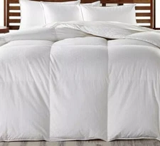 Hotel Collection Goose Down Medium Weight King White Comforter New