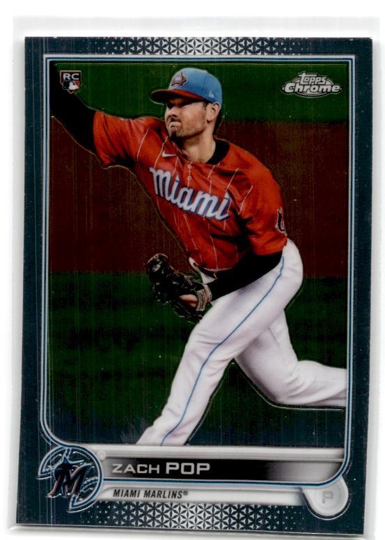2022 Topps Chrome #41 Zach Pop  Miami Marlins