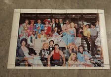 TUVA-CELEBRITIES-ELIZABETH TAYLOR &M.MONROE MINIATURE SHEET MNH