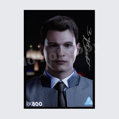 BRYAN DECHART DETROIT BECOME HUMAN SIGNED AUTOGRAPH POSTER PRINT A5 A4 A3