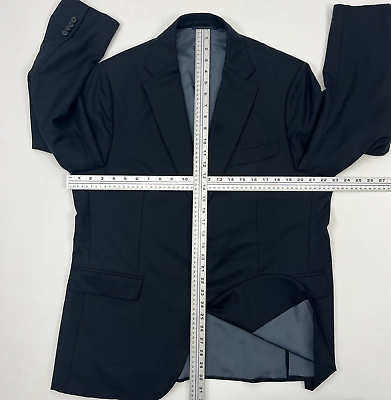 Sid Mashburn Kincaid No. 3 High Twist Blazer Solid Black Sid Mashburn Kincaid No. 3 High Twist Blazer Solid Black