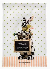 Brand New MacKenzie Childs What'S Cooking Dish Towel