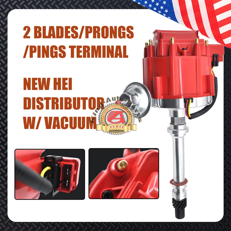 GM08Distributor &Wire &Pigtail for Chevrolet w/65K V 9000RPM350 454 SBC BBC HEI - Image 2 of 4