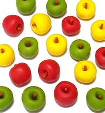100 Dollhouse Miniature Mixed Apples  Doll Mini Food Set Fruit Wholesale Lot