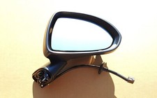 AUßENSPIEGEL Spiegel RECHTS elektrisch Für OPEL CORSA D CORSA E schwarz 20R