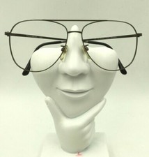 Vintage Personal Eyes Bailey 7505 Brown Metal Pilot Sunglasses Frames Japan