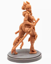    Kingdom Death 30mm Base Woman Soldier Warrior Unbuild WH511
