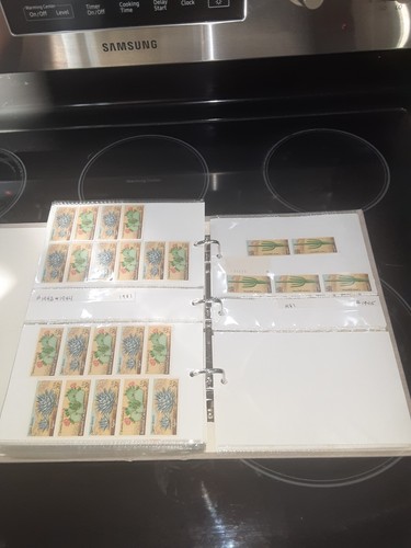 SL 7399/US Stamps Plate Blocks & Strips in Album FV 82.34 us stamps collections - Picture 23 of 24