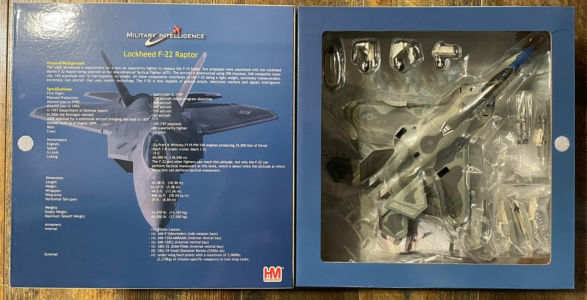 超希少！　HOBBY MASTER 1/72 F-22 ラプター HA2803 Hobby Master 1/72 F-22A Raptor 192nd FW 