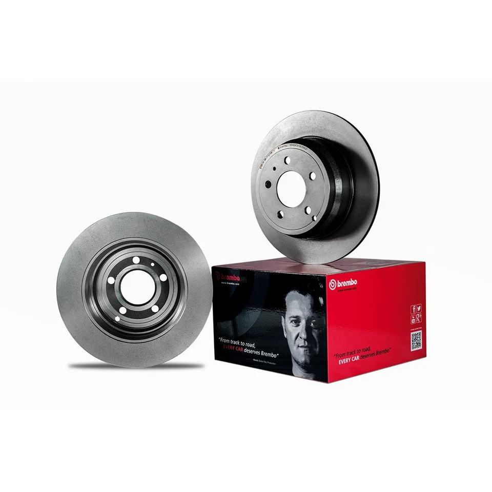 Se adapta a GMC Yukon XL 2500 2000 rotores de freno recubiertos delanteros + traseros - Brembo Premium OE Foto 4 de 4