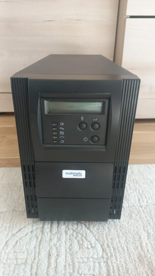 TOP zustand 12 Monat GARANTIE usv Multimatic  1000VA 900W  online ups