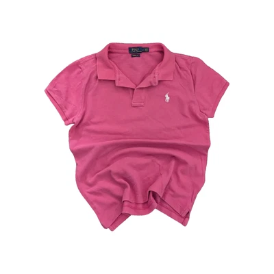 Polo ralph lauren women's small short sleeve pink casual Polo shirt 100% Cotton - Imagen 1 de 4