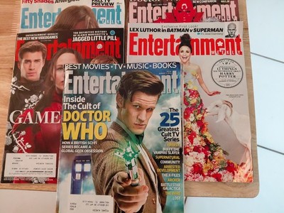 Lot of 5-Entertainment Weekly Magazines