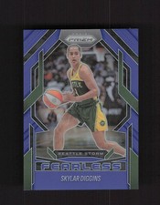 2025 Panini Prizm WNBA #9 Skylar Diggins Fearless Blue /49