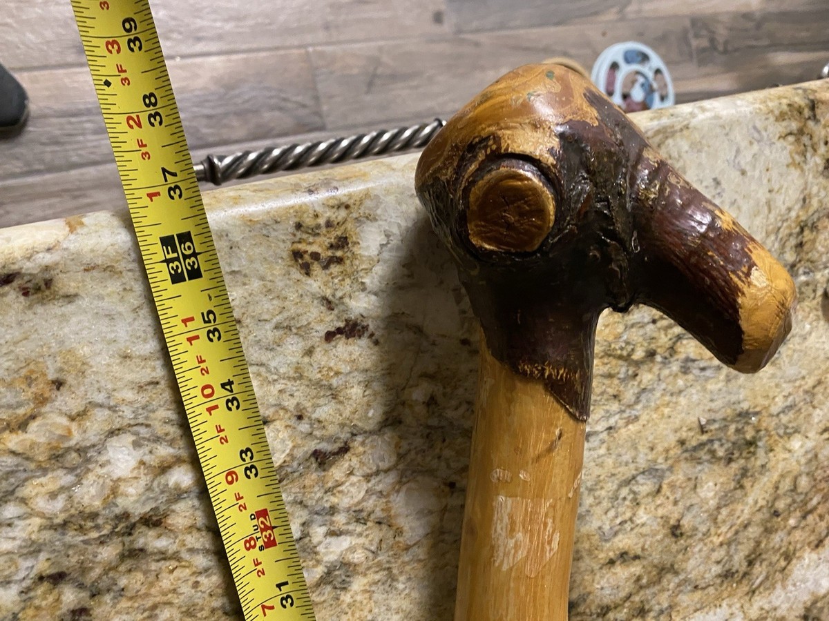 Vintage Hand Carved Cane/Walking Stick View 3