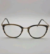 Fysh Eyeglasses 3601 Designer Frames Only, Brown/ Gold 51-20-135