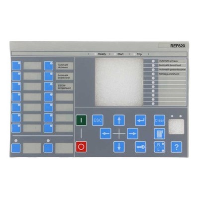 Keypad Panel Integrated Protection Device Membrane Keypad For REF620