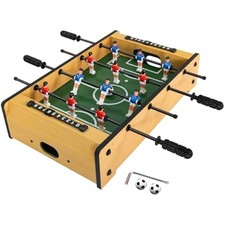 20 Inch Wooden Foosball Table for Two Players Compact Home Game