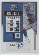 2020 Panini Contenders Optic Rookie Ticket Auto Julian Okwara #169 Auto 0o87