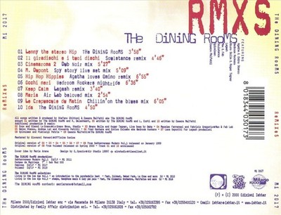 THE DINING ROOMS - REMIXES NEW CD