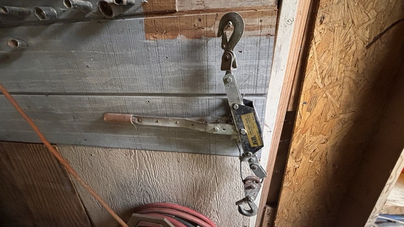 Ratcheting Lever Hoist Come-Along Puller with Hooks Manual Lever Hoist