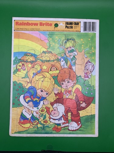 Lot Of 2 Golden Frame-Tray Puzzles Rainbow Brite And Duck Tales - Picture 12 of 22