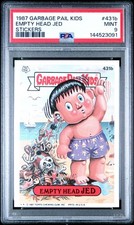PSA 9 MINT 1987 Garbage Pail Kid OS11 431b EMPTY HEAD JED Series 11 Sticker Card