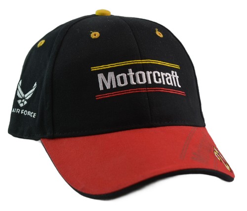 Motorcraft Racing Air Force Wood Brothers #21 NASCAR Pit Hat by Team Caliber - Picture 3 of 8