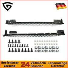 Schweller Einstiegsleisten Trittbretter für Mercedes ML W164 06-11 Silber Alu
