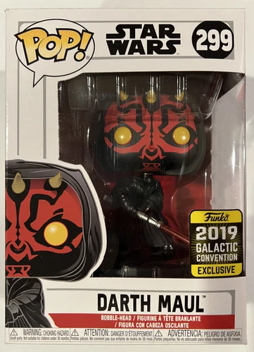 Funko Pop! Darth Maul Star Wars #299 Galactic Convention Exclusive 2019 Shared