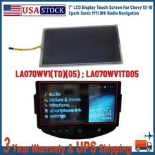 7" LCD Display Touch Screen For Chevy 12-16 Spark Sonic MYLINK Navigation Radio