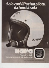 advertising Pubblicità-CASCO MOTO NAVA VIP 1976 HELMET VINTAGE